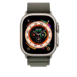 Apple Watch Ultra Band - 49mm Green Alpine Loop